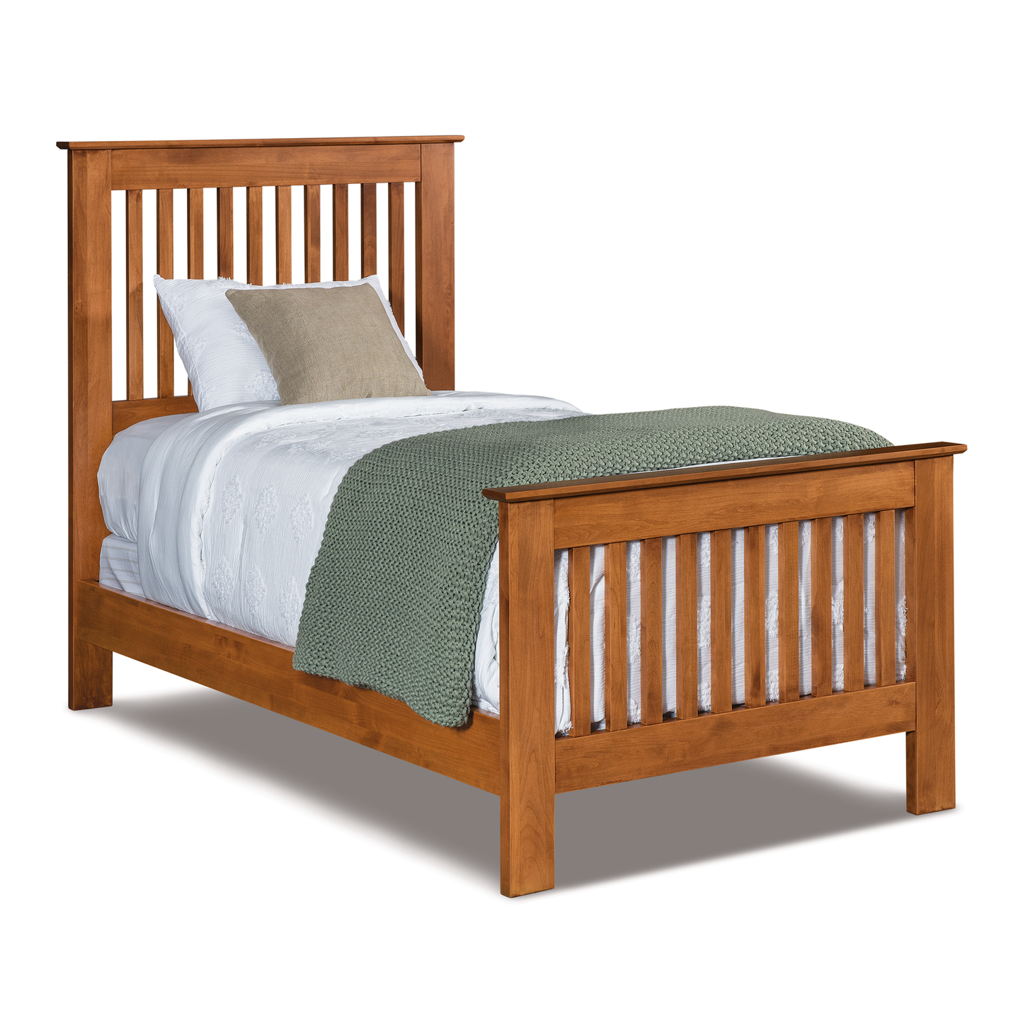 Cal Slat Bed - Tall Footboard