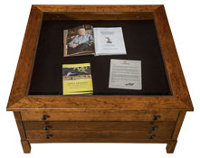 Bob Timberlake American Home Miss Kay's Glass Top Square Cocktail Table