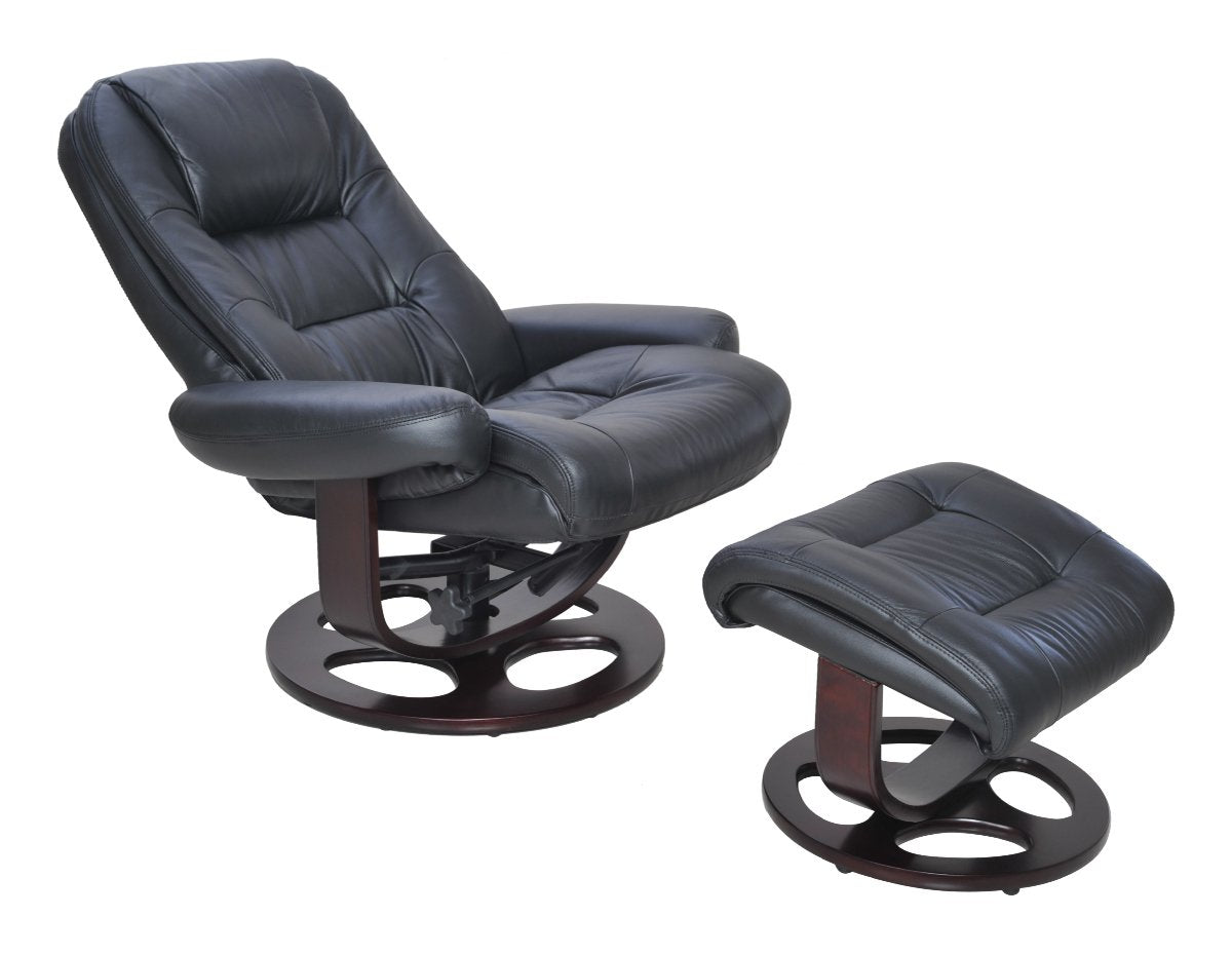Judson Pedestal Reclining Chair & Ottoman