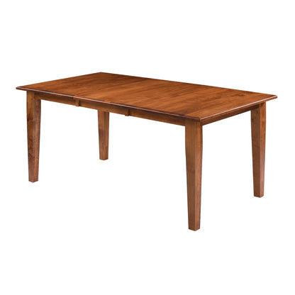 Counter Height 36" x 48" Maple Rectangle Top Leg Table