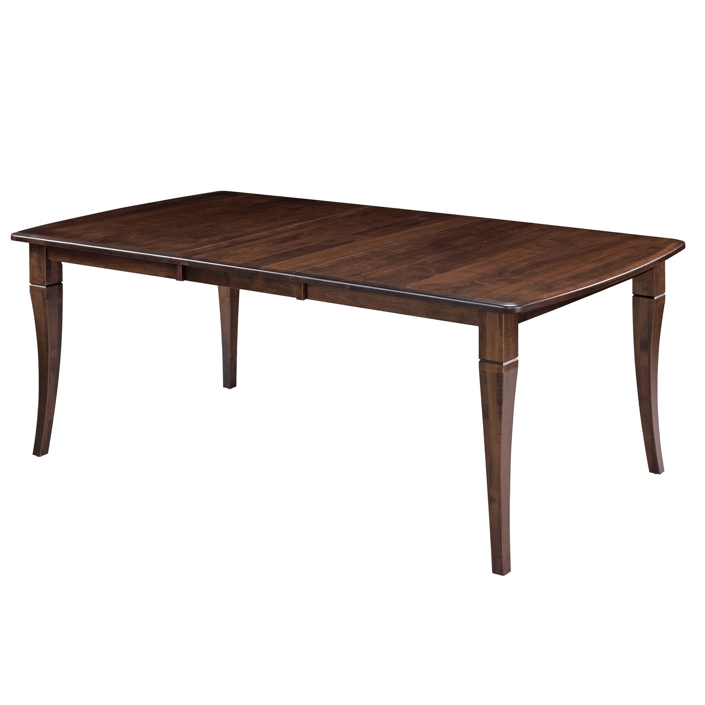 Counter Height 36" x 48" Maple Bow-End Top Leg Table