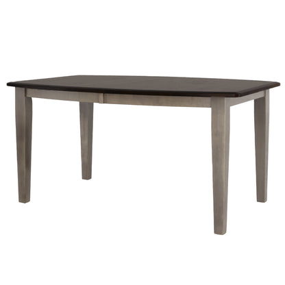 42" x 60" Maple Boat Shape Top Leg Table
