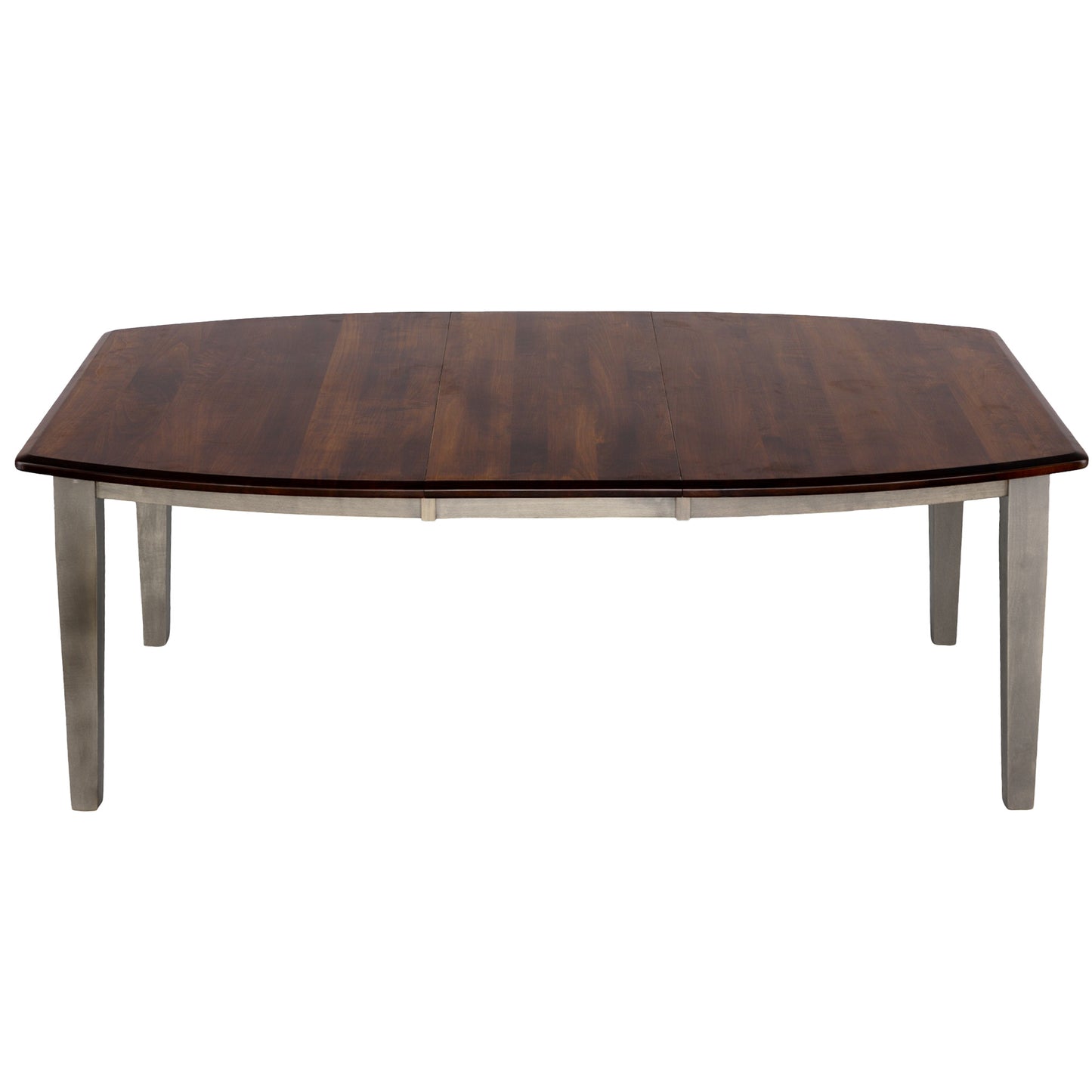 36" x 48" Maple Boat Shape Top Leg Table