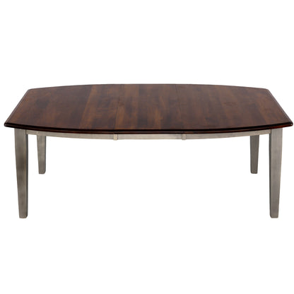 42" x 60" Maple Boat Shape Top Leg Table