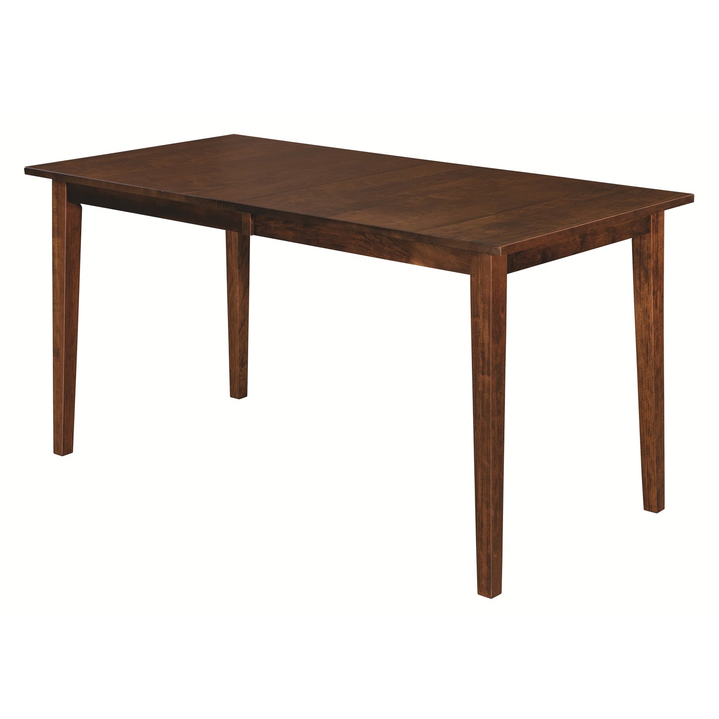 Counter Height 42" x 72" Maple Rectangle Top Leg Table