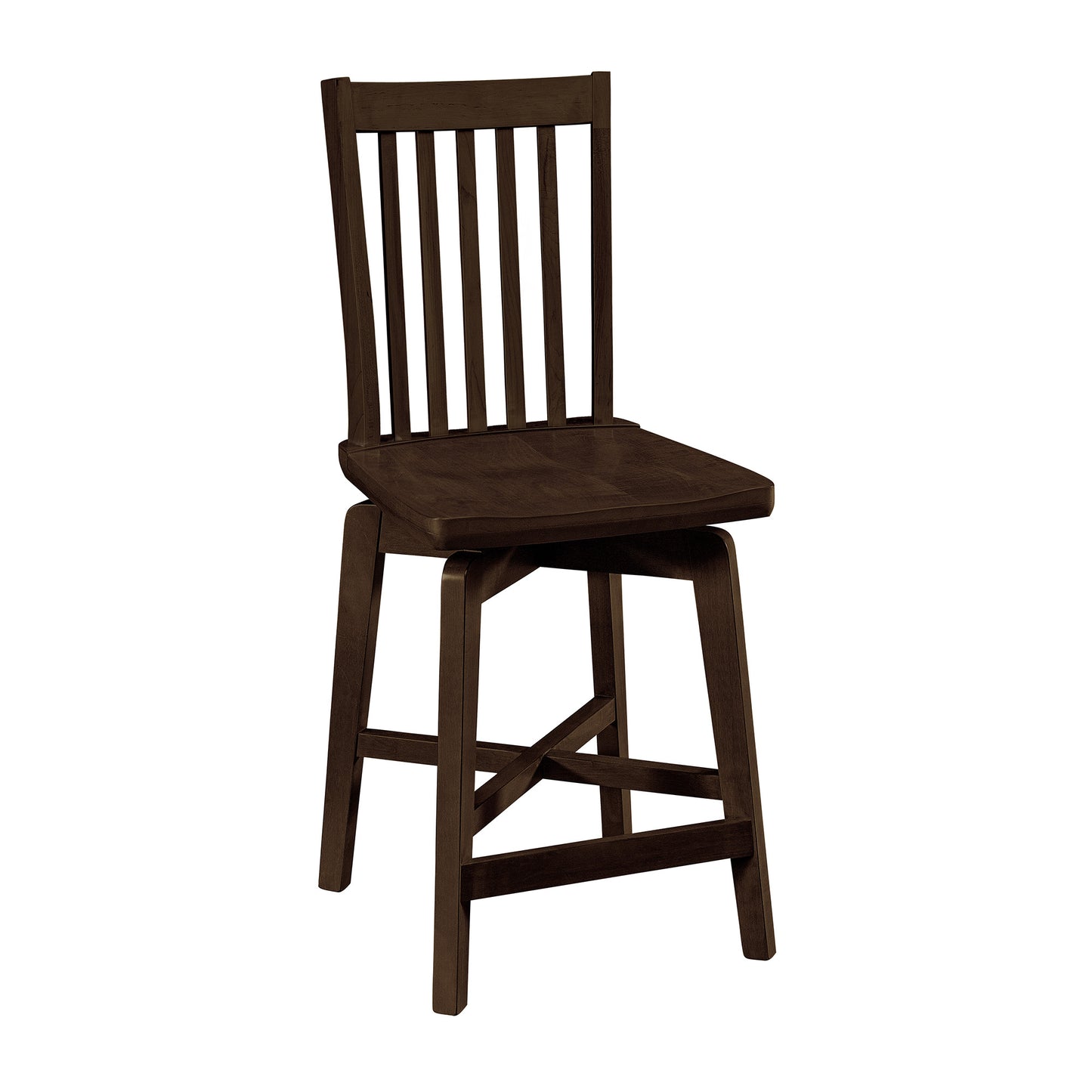 Alex Swivel Stool - Upholstered Seat