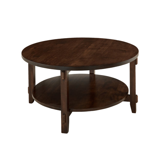 Mission Round Coffee Table