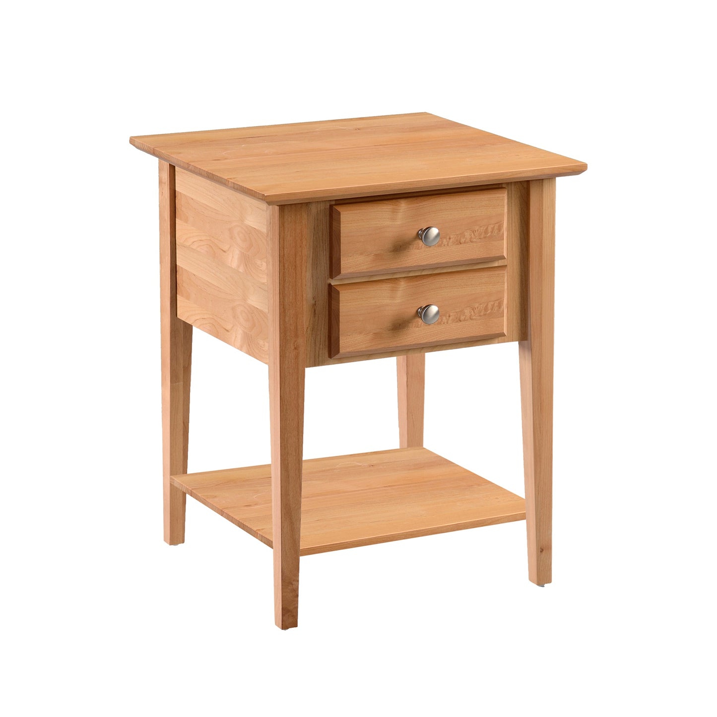 Cal 2 Drawer End Table