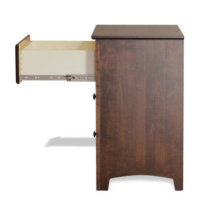 Cal 3 Drawer Wide Nightstand