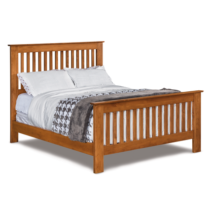 Cal Slat Bed - Tall Footboard
