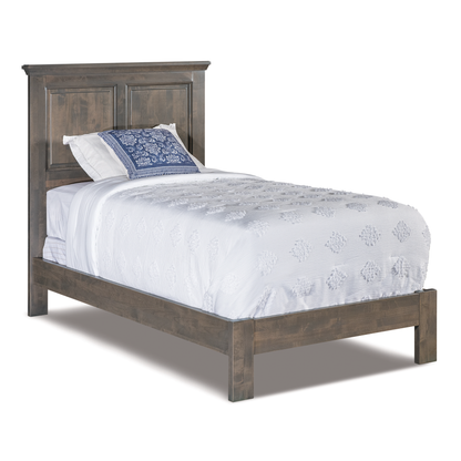 Carmella Raised Panel Bed with Low Footboard