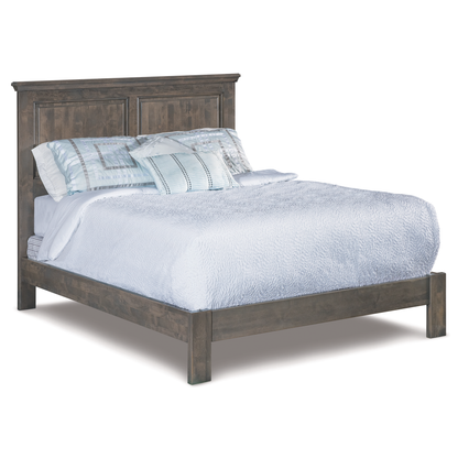 Carmella Raised Panel Bed with Low Footboard