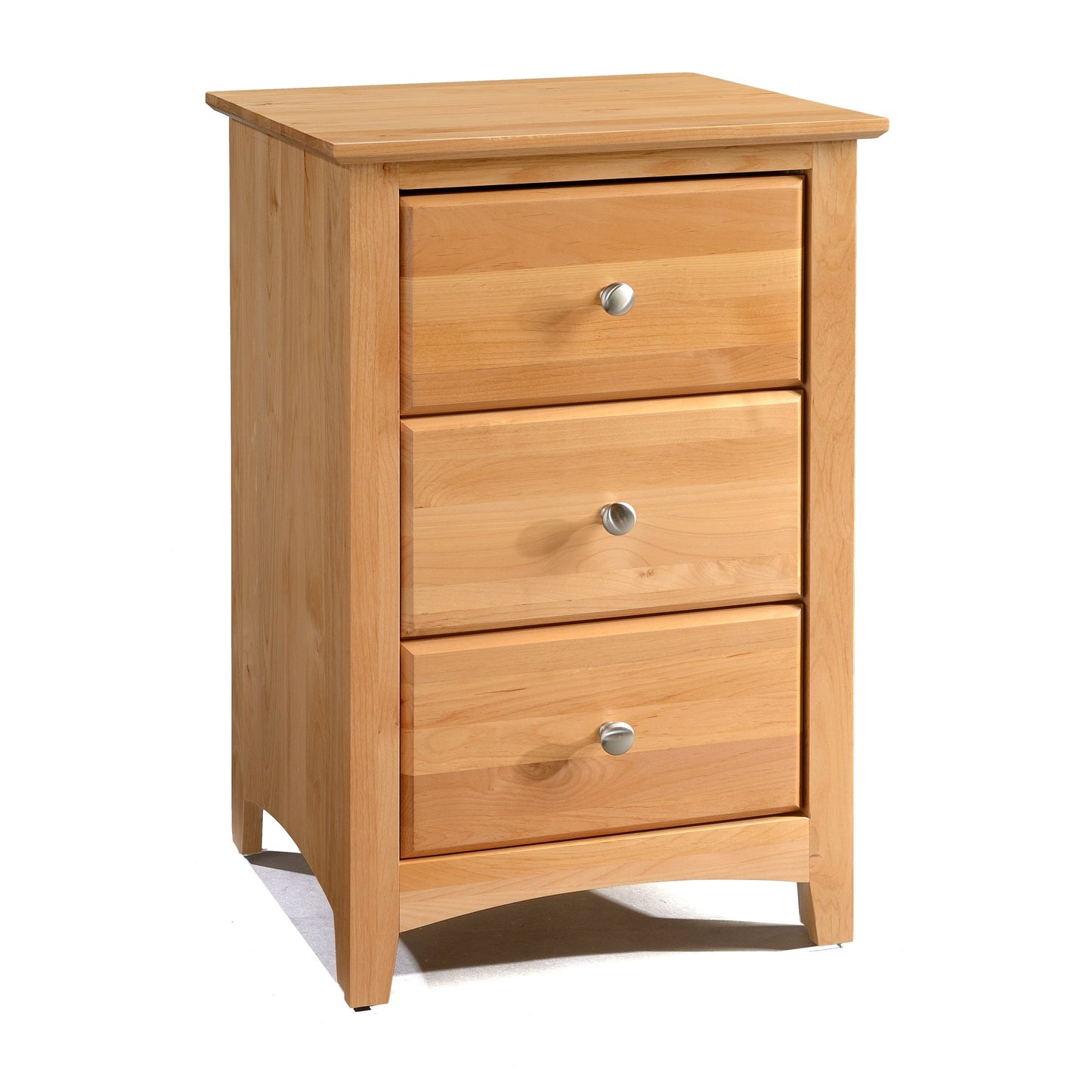 Cal 3 Drawer Nightstand