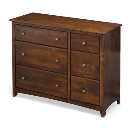 Cal 6 Drawer Combo Dresser