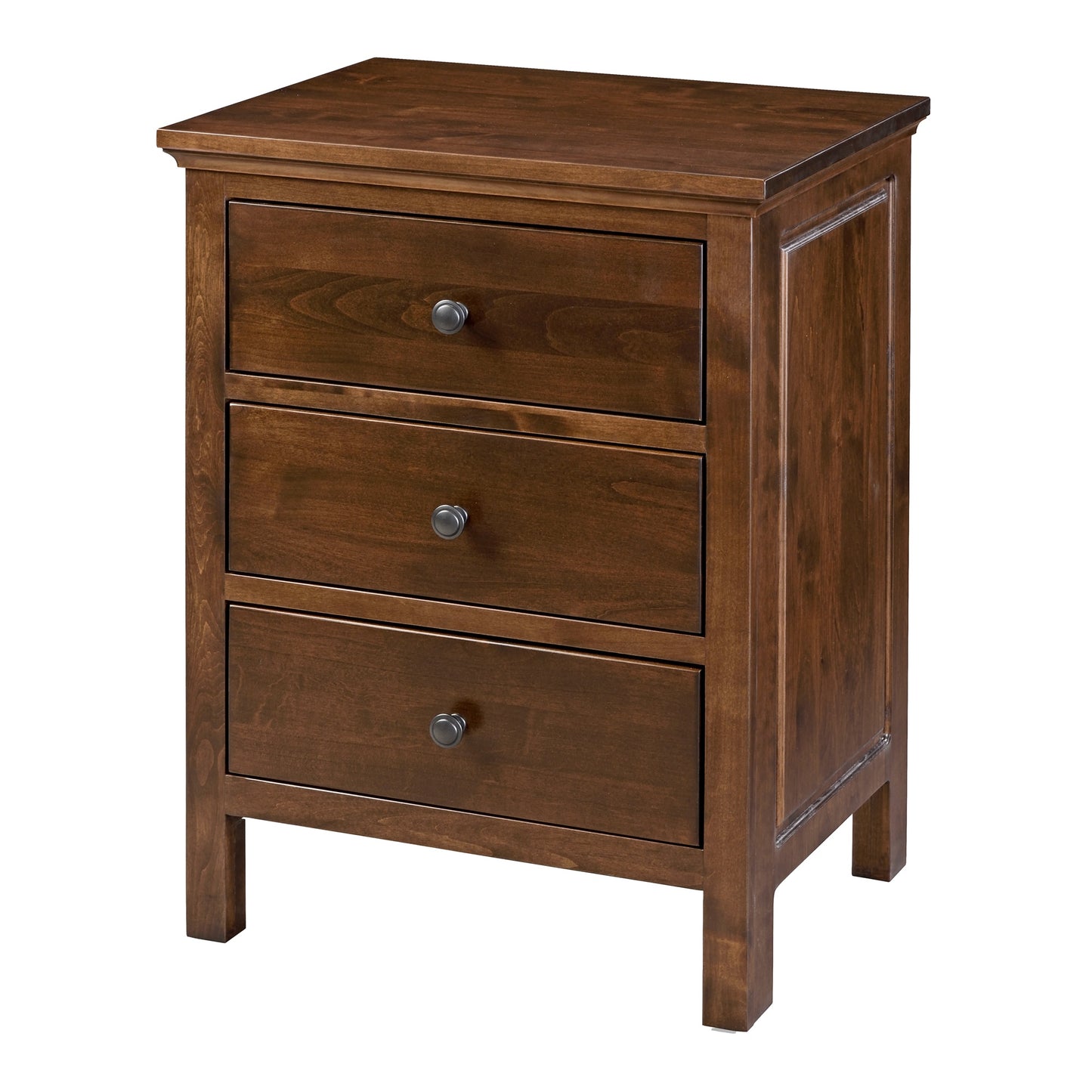 Carmella 3 Drawer Wide Nightstand