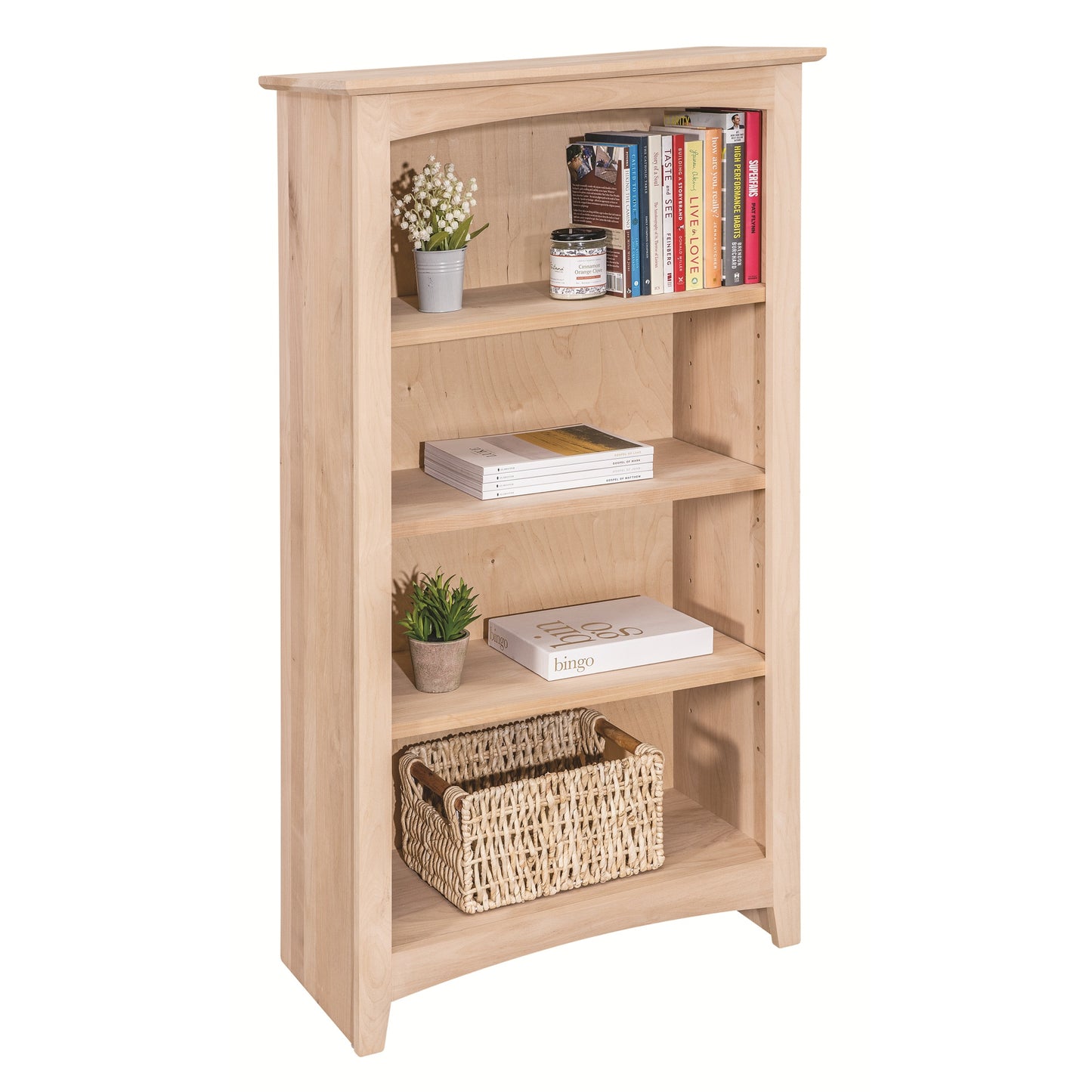 Heritage Grove Alder Bookcase - 24" Wide