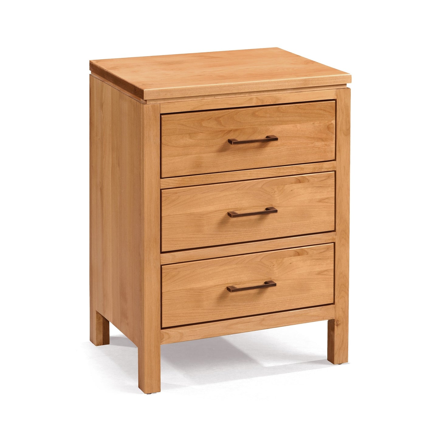 Charlotte 3 Drawer Wide Nightstand
