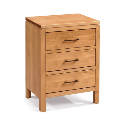 Charlotte 3 Drawer Wide Nightstand
