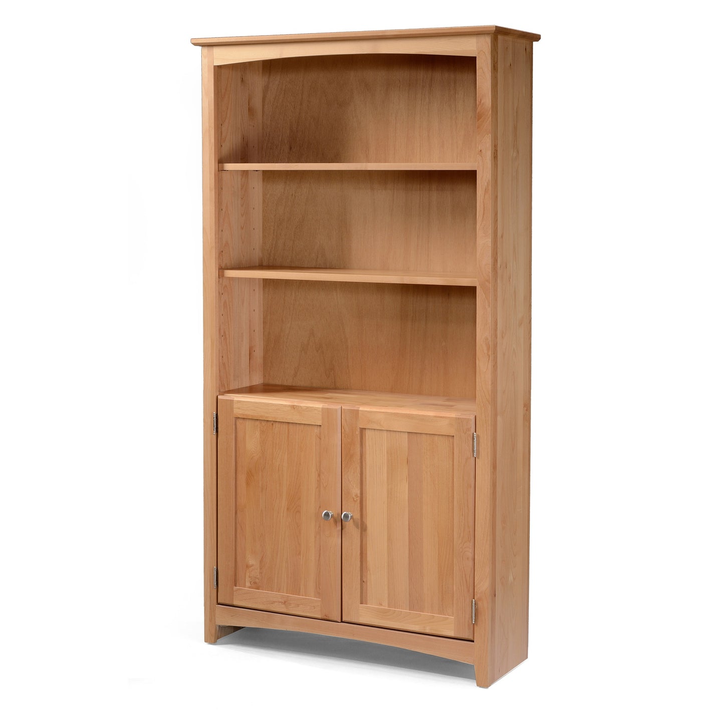 Heritage Grove Alder Bookcase with Doors - 36" Wide