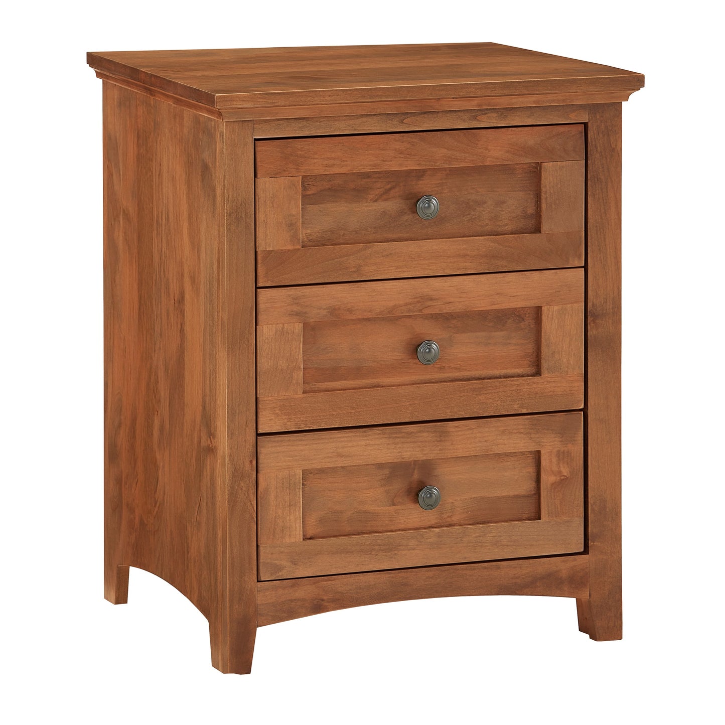 Emma 3 Drawer Wide Nightstand