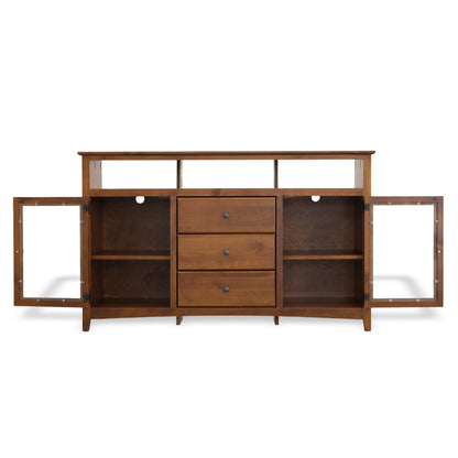 Cal 61" Wide, Tall Entertainment Console
