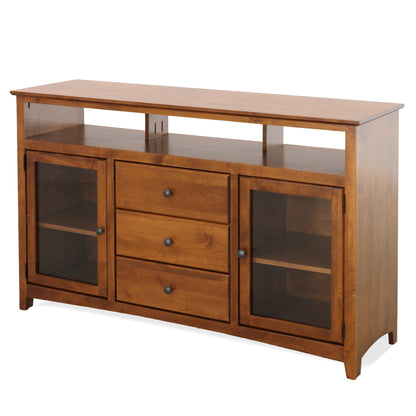 Cal 61" Wide, Tall Entertainment Console