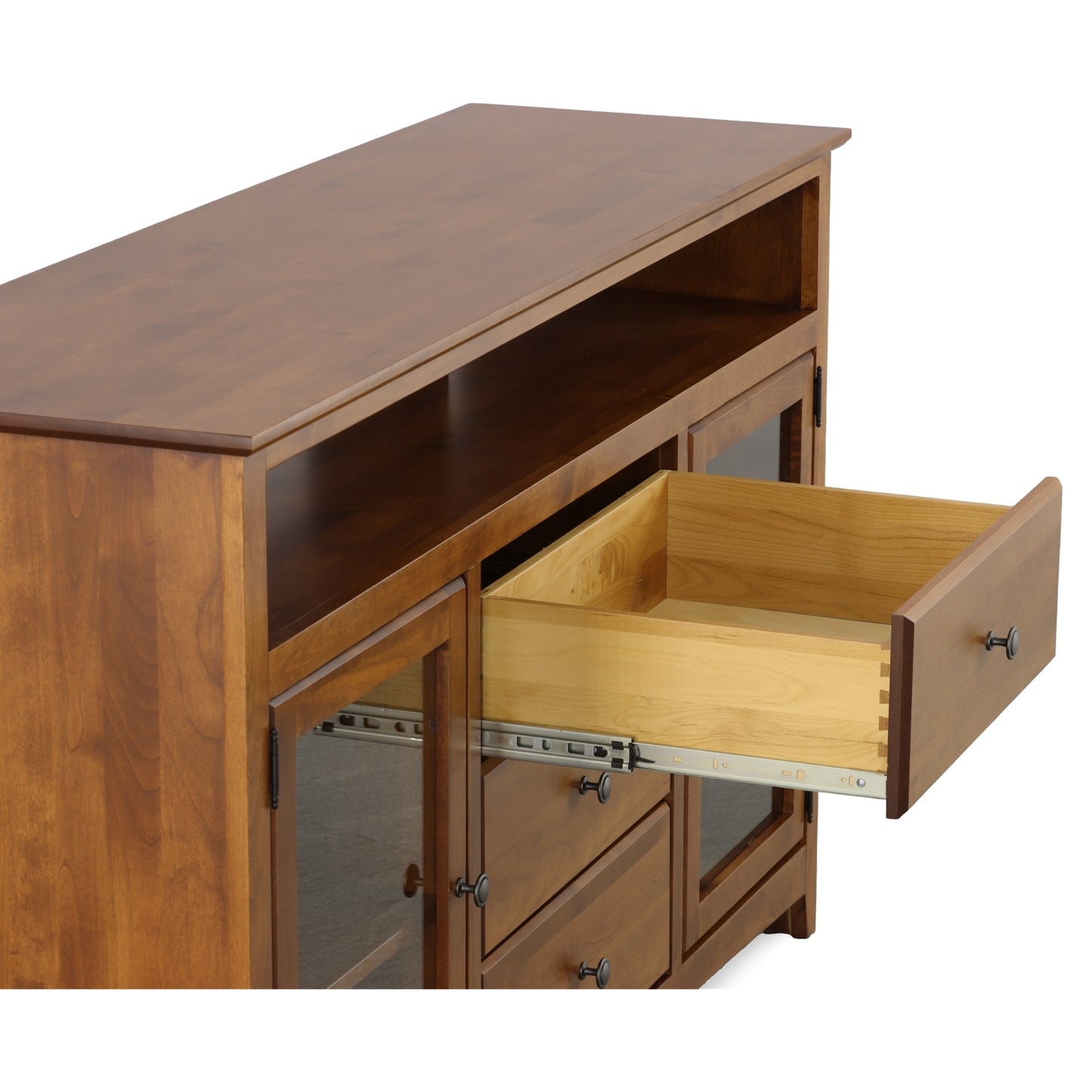 Cal 61" Wide, Tall Entertainment Console