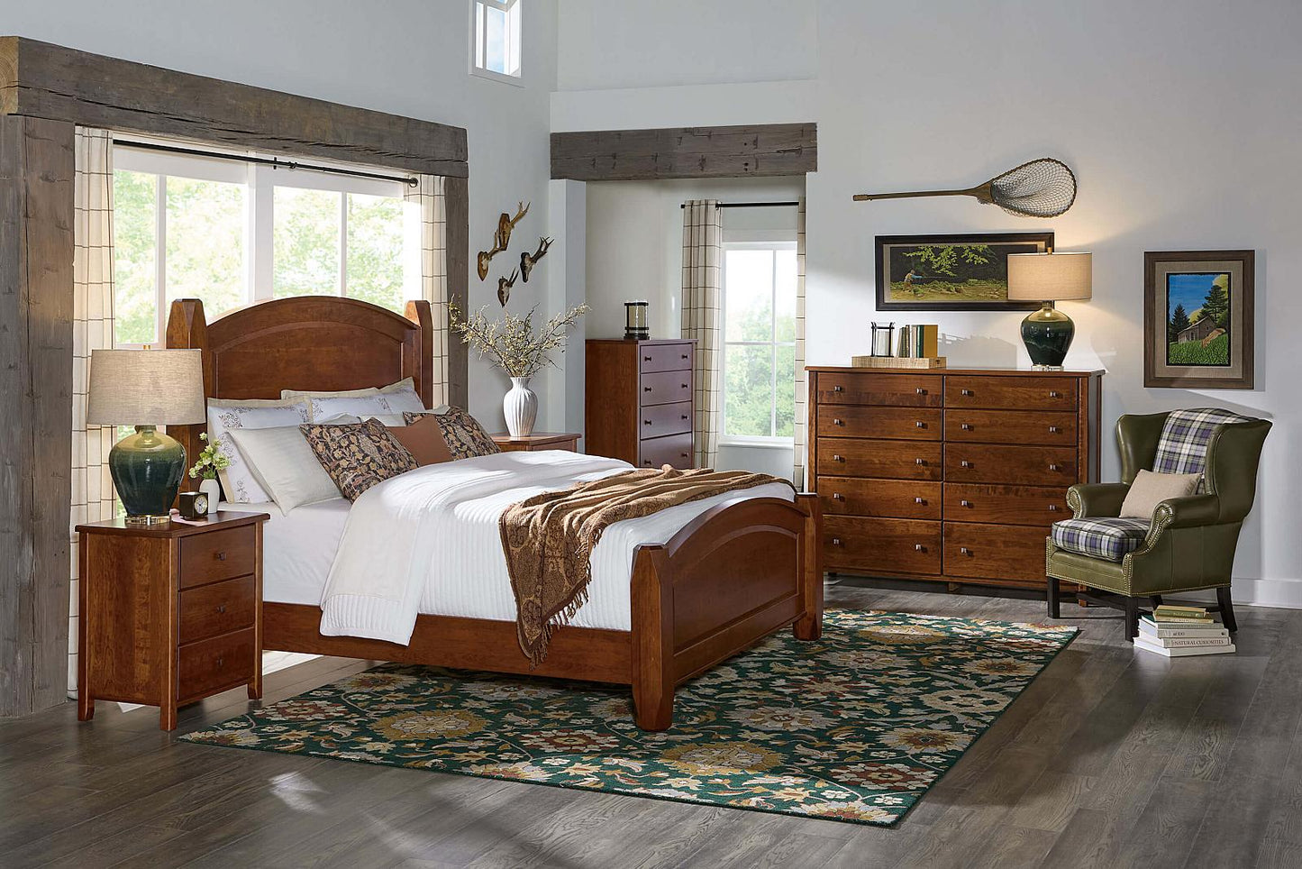 Bob Timberlake American Home Fitzgerald Bed with Footboard Storage