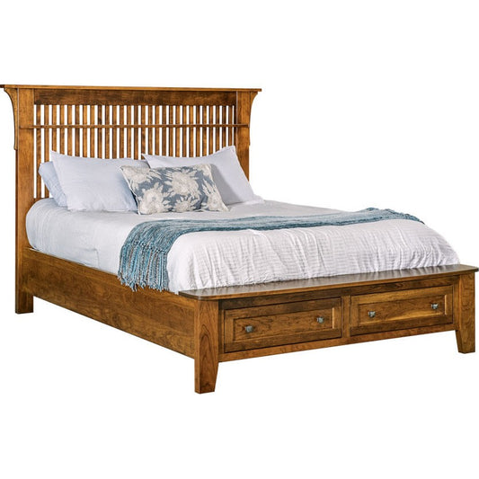 Bob Timberlake American Home Leonhardt Bed with Footboard Storage