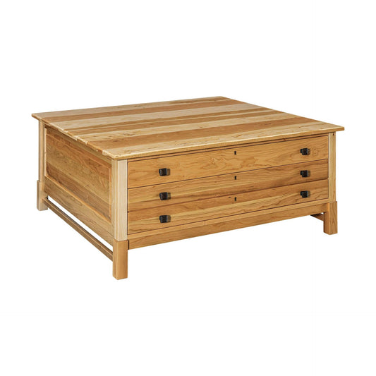 Bob Timberlake American Home Miss Kay's Wood Top Square Cocktail Table