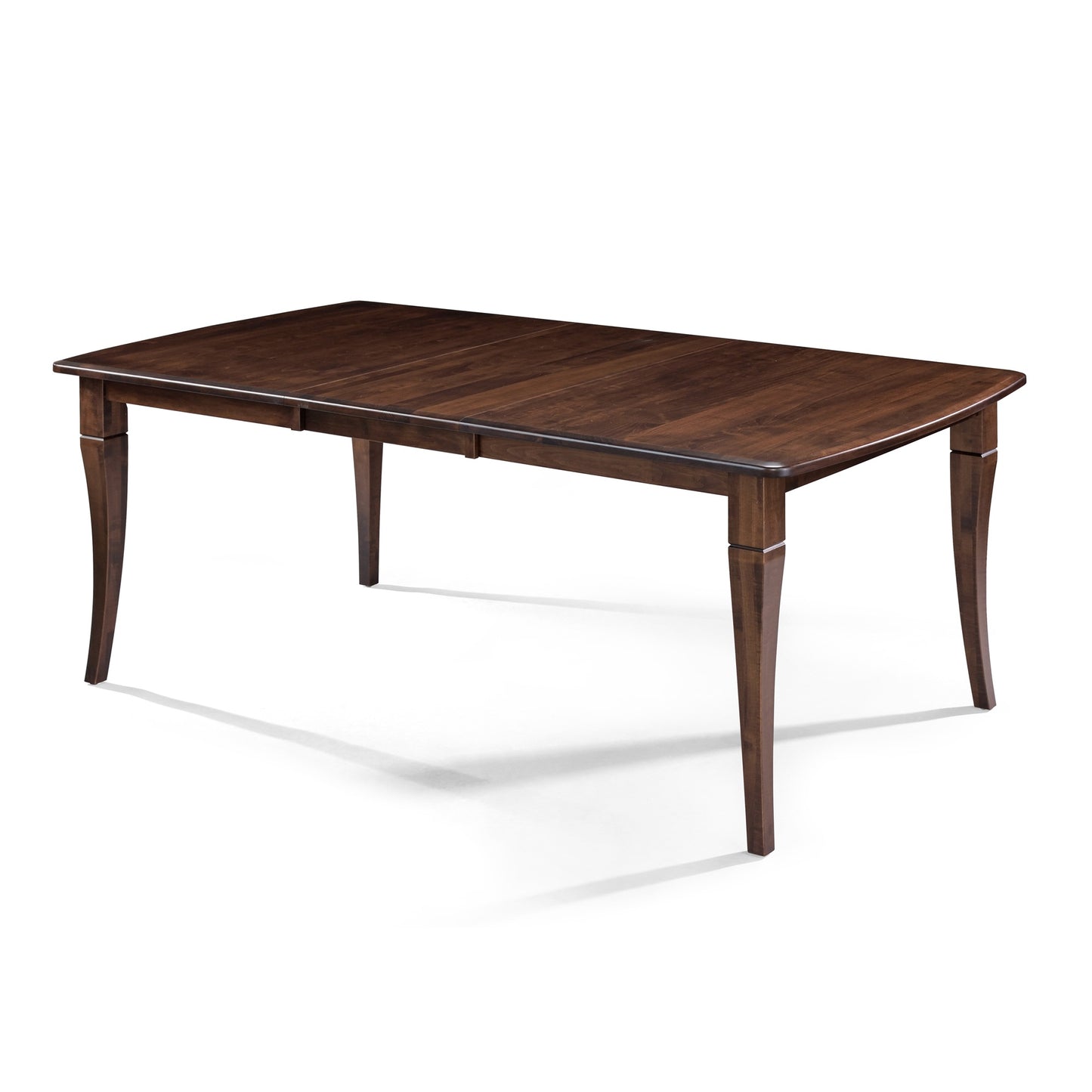 Counter Height 42" x 72" Maple Bow-End Top Leg Table