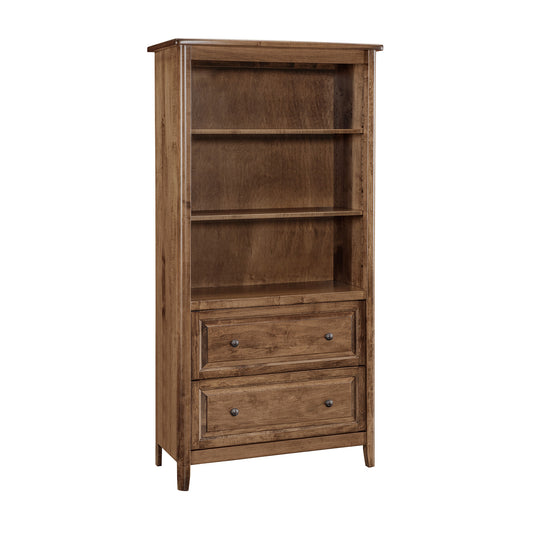 Camden 36 x 84 Bookcase with 2 Drawers