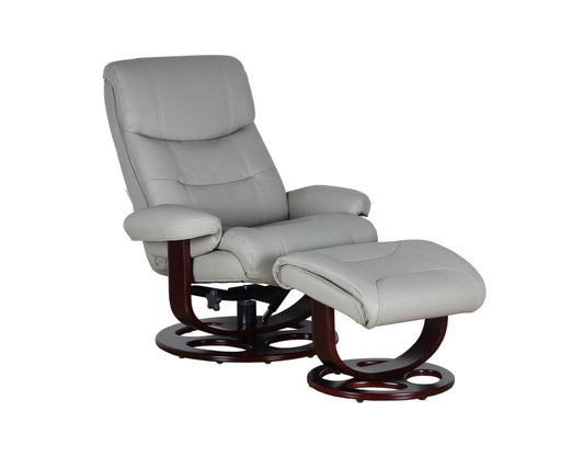 Danny Pedestal Reclining Chair & Ottoman