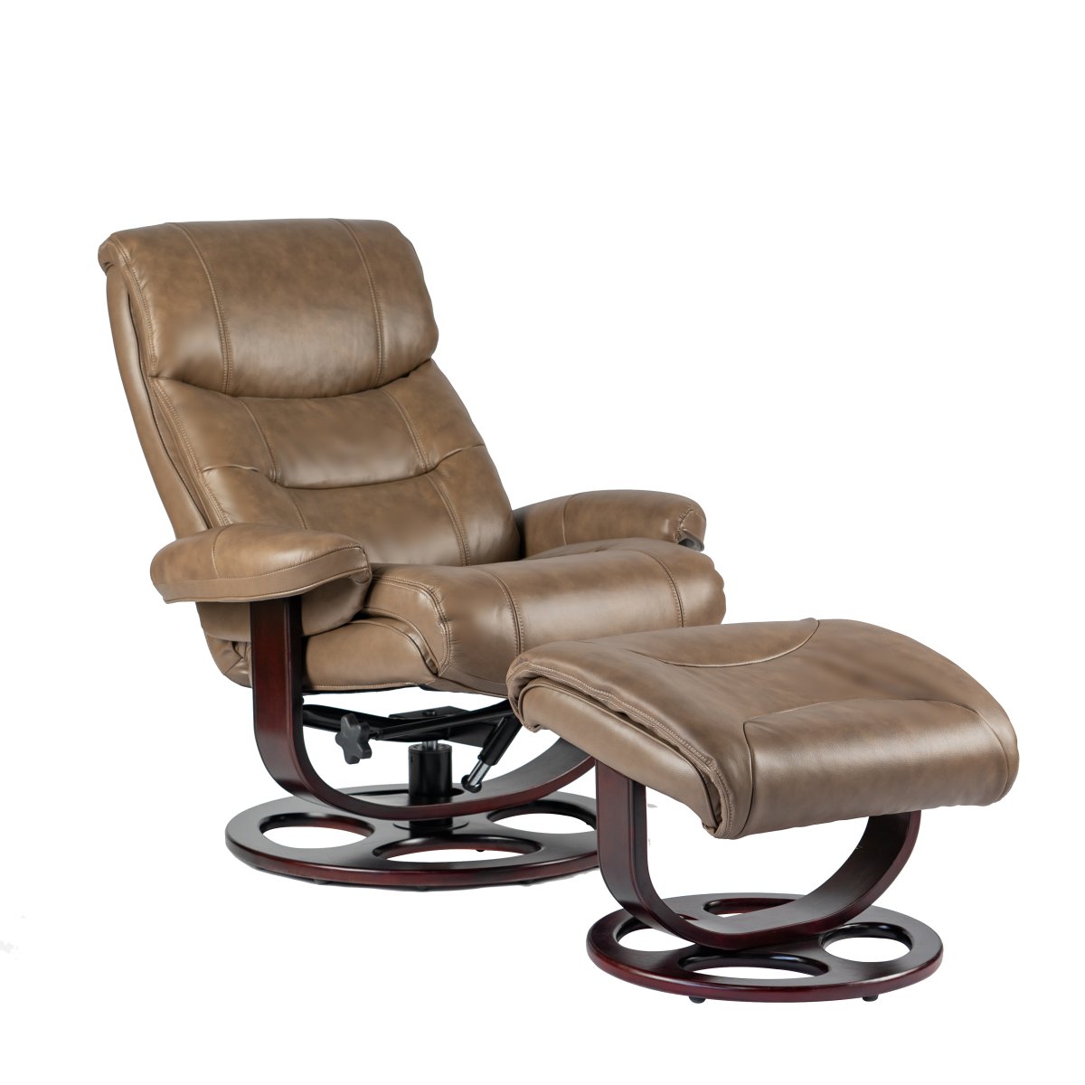 Danny Pedestal Reclining Chair & Ottoman