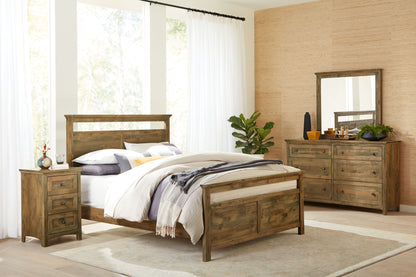 Emma Platform Bed - Tall Footboard