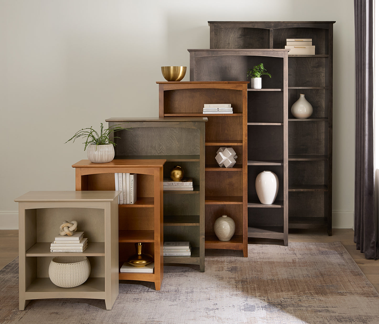 Heritage Grove Alder Bookcase - 48" Wide