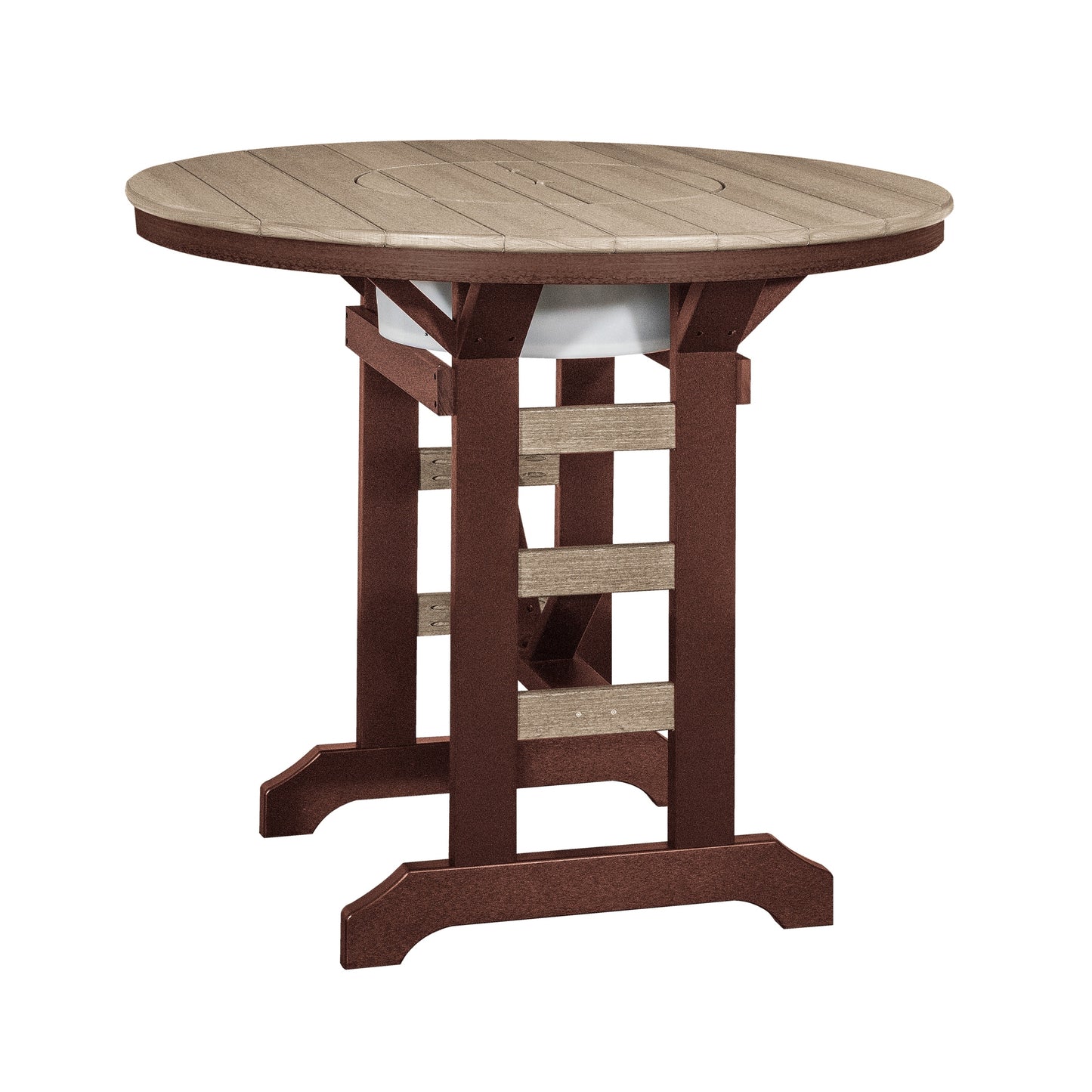 48" Round Table with Party Bowl - Various Heights