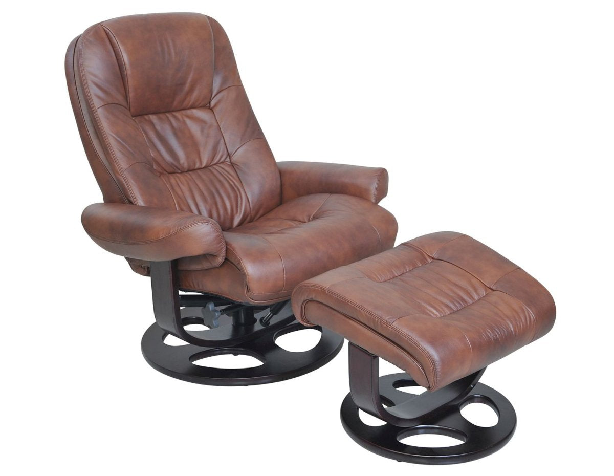 Judson Pedestal Reclining Chair & Ottoman