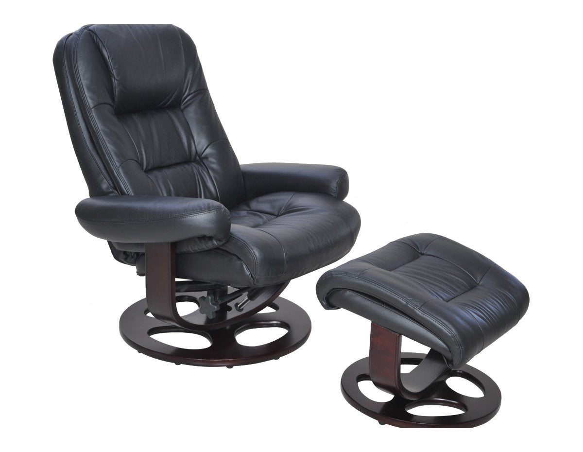 Judson Pedestal Reclining Chair & Ottoman
