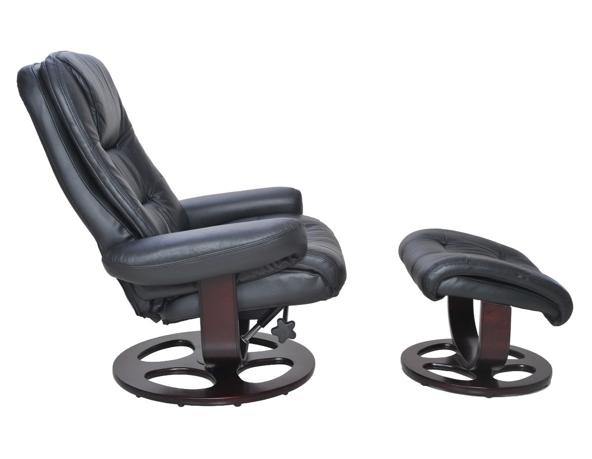Judson Pedestal Reclining Chair & Ottoman