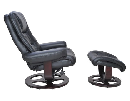 Judson Pedestal Reclining Chair & Ottoman