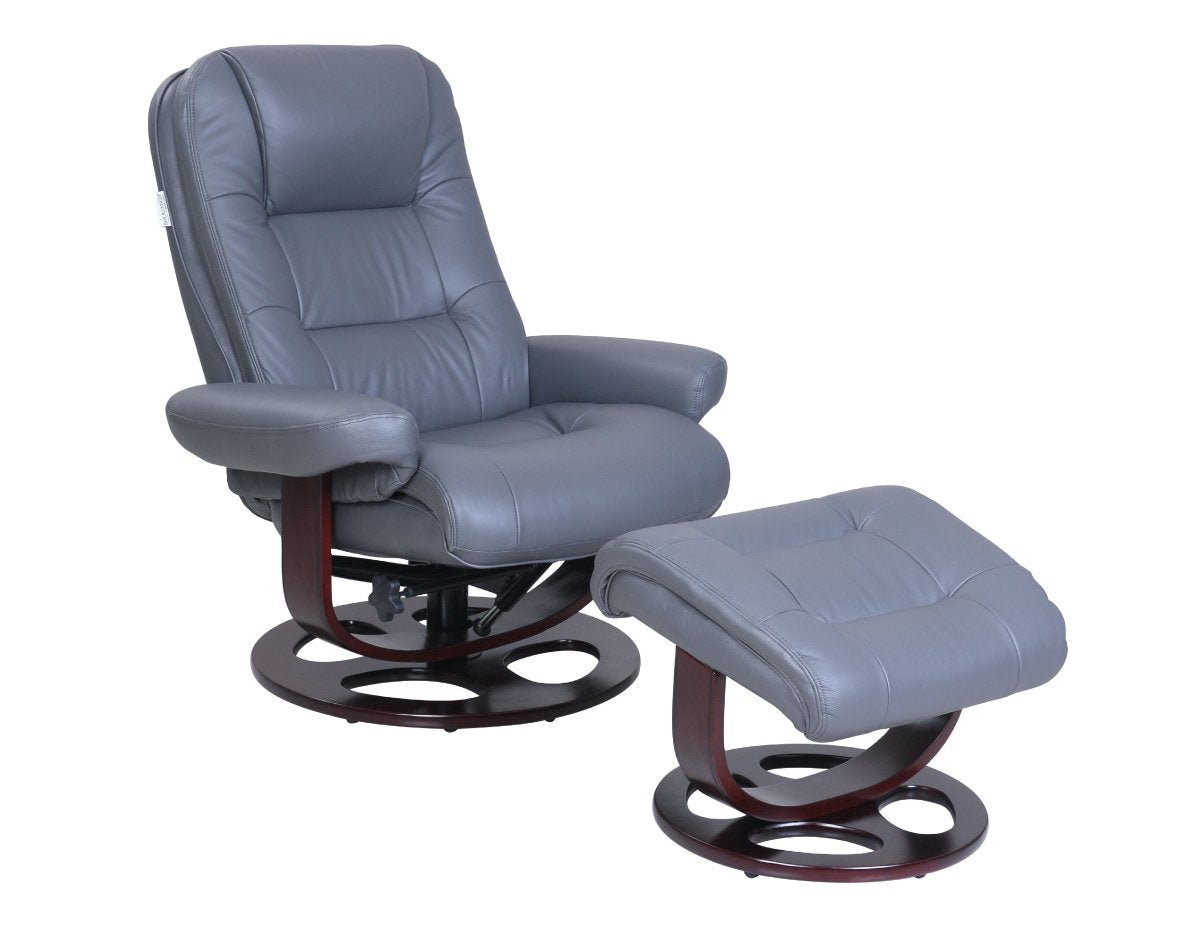 Judson Pedestal Reclining Chair & Ottoman