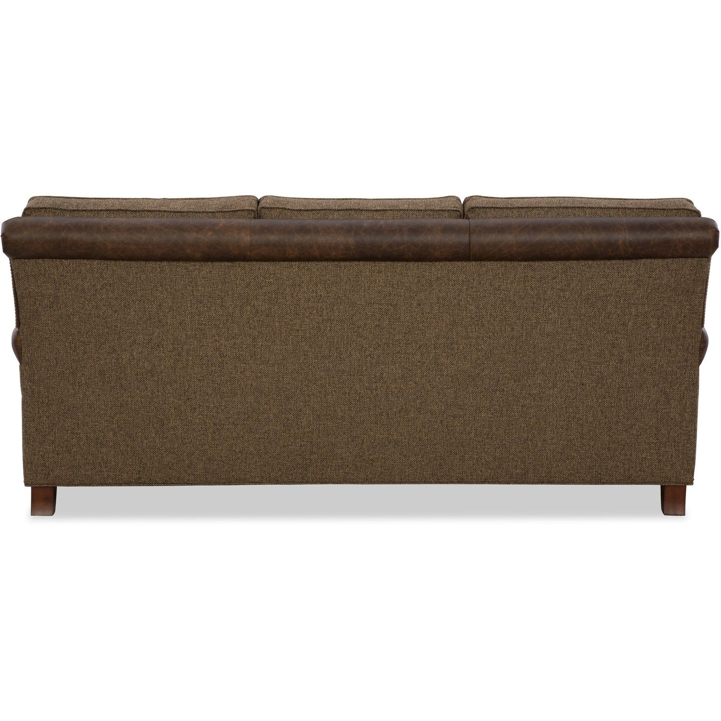 Vista Collection Leather/Fabric Collage Sofa