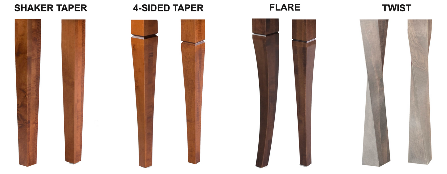 42" x 72" Maple Rectangle Top Leg Table