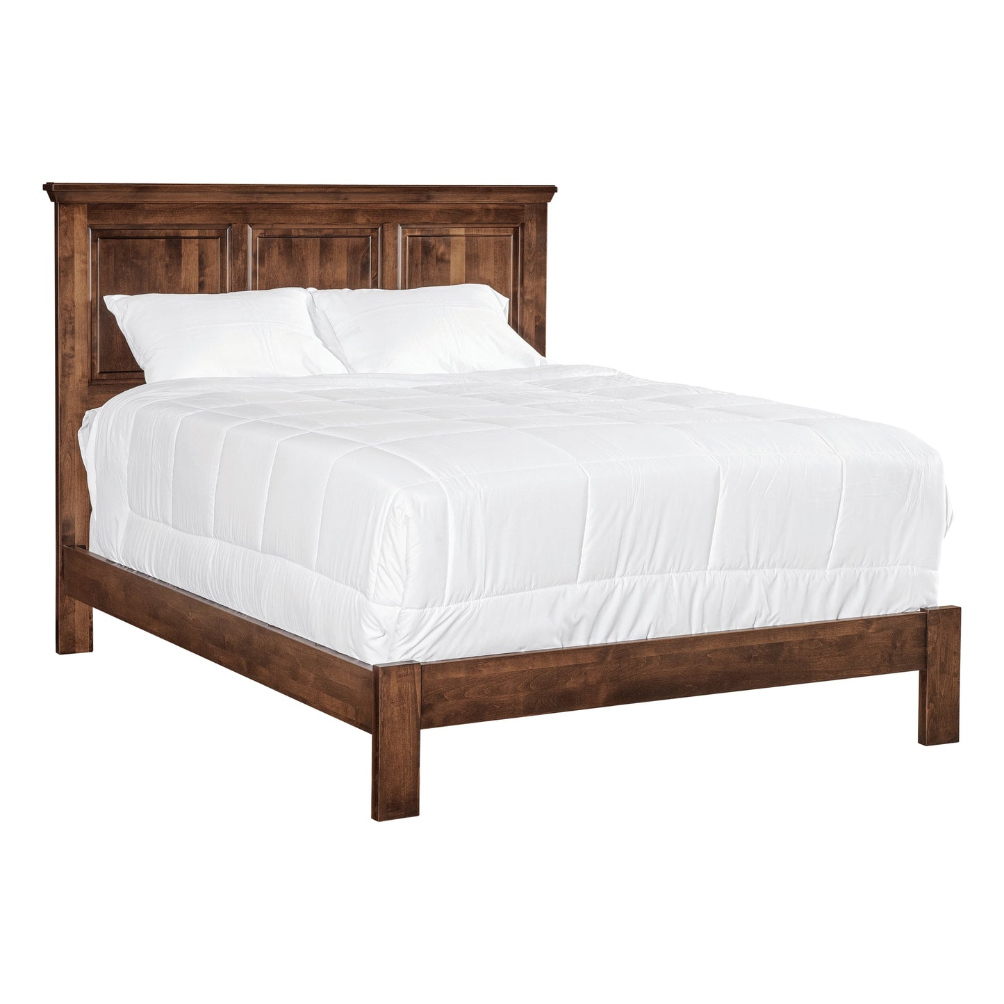 Carmella Raised Panel Bed with Low Footboard