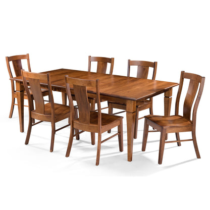 42" x 60" Maple Rectangle Top Leg Table
