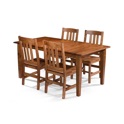 42" x 60" Maple Rectangle Top Leg Table