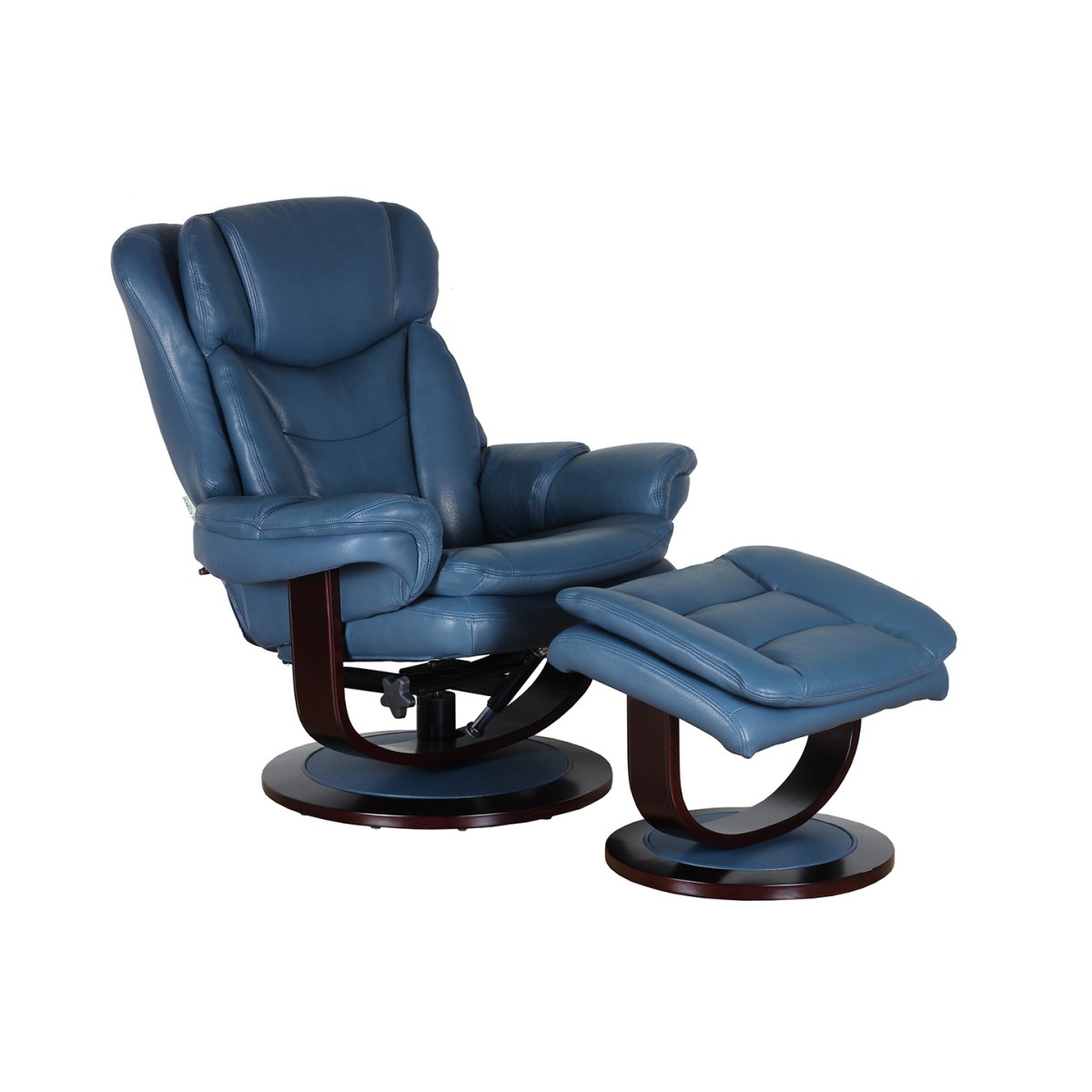 Roscoe Pedestal Reclining Chair & Ottoman