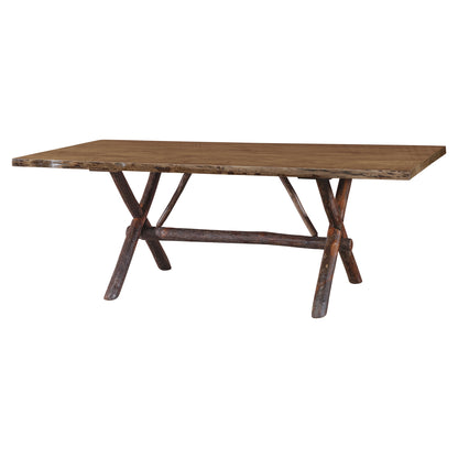 Bob Timberlake Mountain Retreat Live Edge Trestle Table