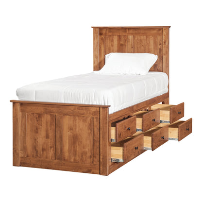 Build Your Own Chest Bed - Flat Panel Headboard (Tall)